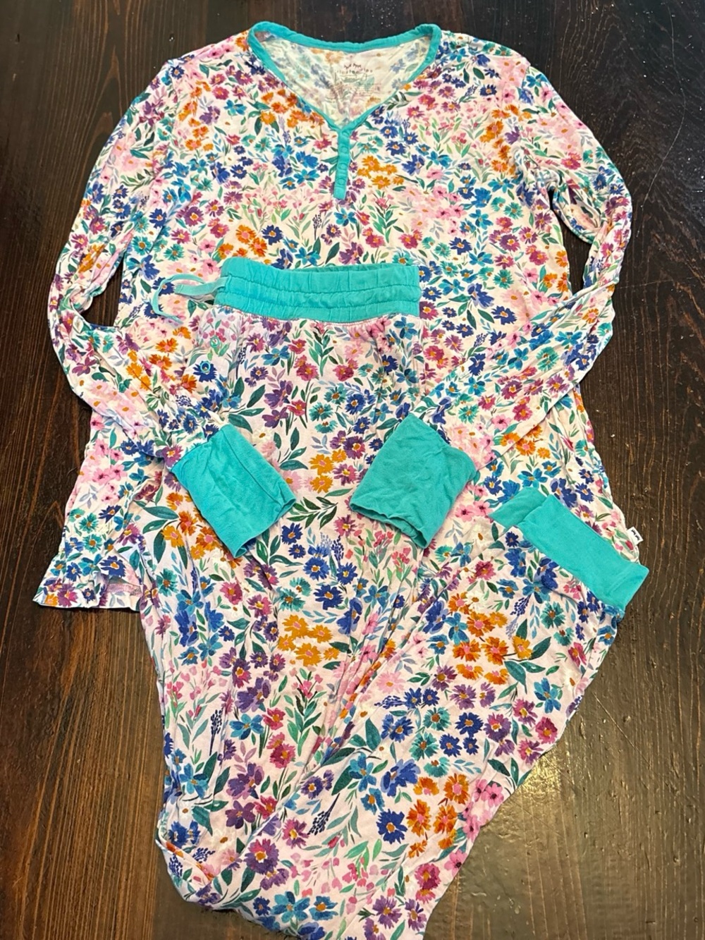 Little Sleepies Floral Long-Sleeve Pajama Set
